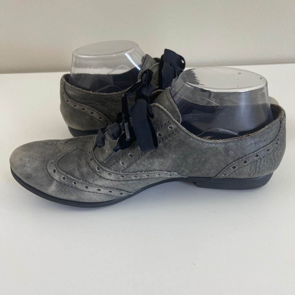 Born Kika Oxford Shoe 8.5 Leather Wingtip Academia Grunge Victorian Goth Cottage - Picture 6 of 9
